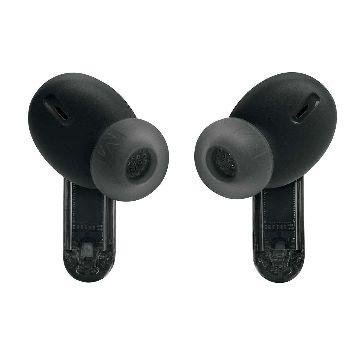 JBL Tune Beam Ghost 2, auriculares inalámbricos con cancelación de ruido y Bluetooth, hasta 48 hrs de autonomía, IP54 resistentes al agua y al polvo, diseño ergonómico, Black Ghost
