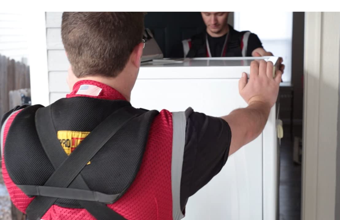 Shoulder Dolly ProLift - Sistema de elevación y traslado acolchado y resistente para 2 personas para profesionales de la mudanza, equipos de reparto, industriales y más, Negro - HD3500