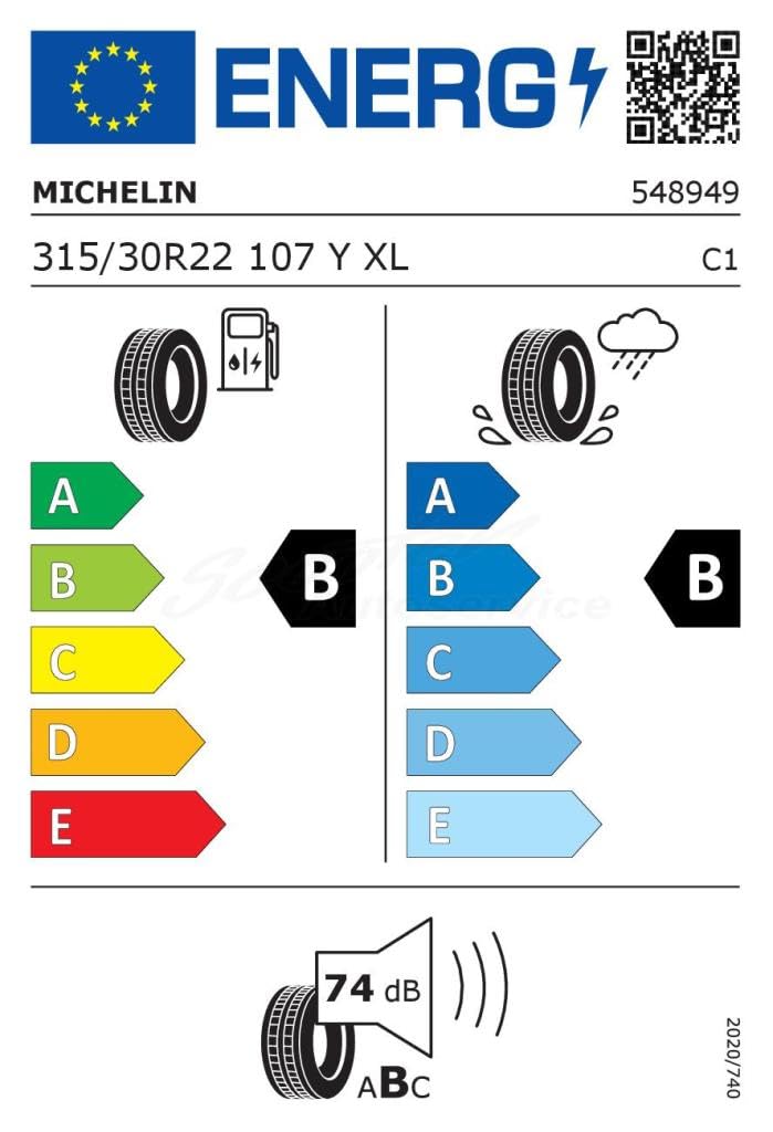 315/30YR22 MICHELIN TL PS4 Suv Frv Xl 107Y