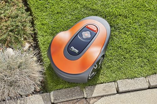 Flymo EasiLife GO 400 Cortacésped robótico para el césped Cuidado Fácil instalación e instalación. Práctico Control de Aplicaciones. Silenciosamente Cortar de Forma Segura hasta Metros