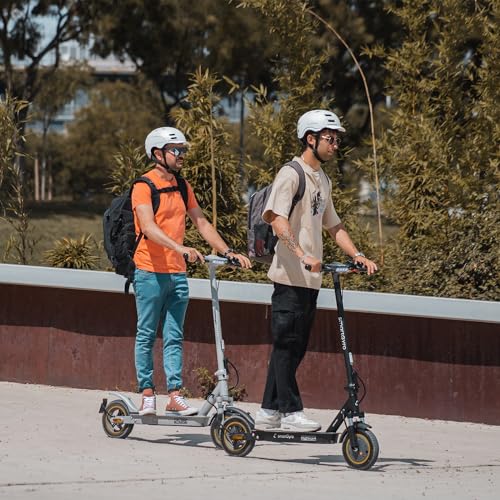 smartGyro Z-PRO Black Patinete Eléctrico de 36V, 600W de Potencia Máxima, Batería de 10Ah, Autonomía 40 Km, Ruedas de 10 inches, Suspensiones, Triple Frenada, App, Certificado DGT, Segunda Generación
