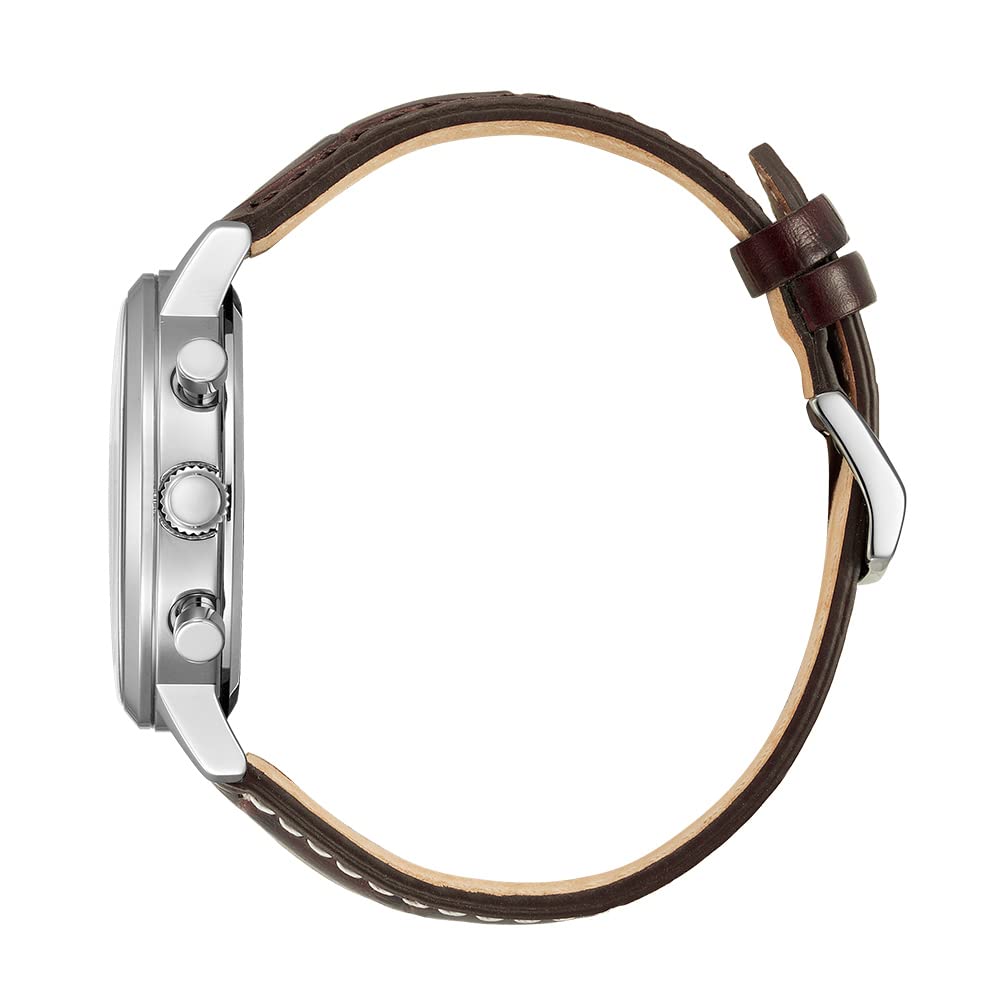 Citizen Reloj Cronógrafo para Hombres de Eco-Drive con Correa en Cuero