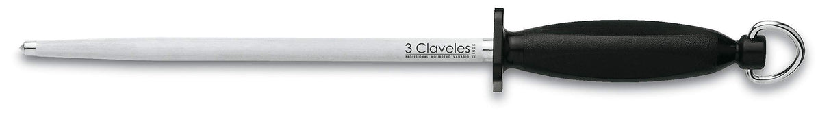 3 Claveles Juego, 5 Cuchillos + Chaira + Estuche de Transporte, Línea Uniblock, Acero Inoxidable, Negro, 0 cm