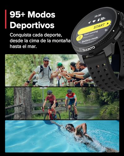 SUUNTO Race Reloj Deportivo - Smartwatch Exteriores, Pantalla AMOLED Brillante De 1,43" Con Cristal De Zafiro, Corona Cómoda y Botones De Control, GPS De Doble Frecuencia, Larga Duración De La Batería
