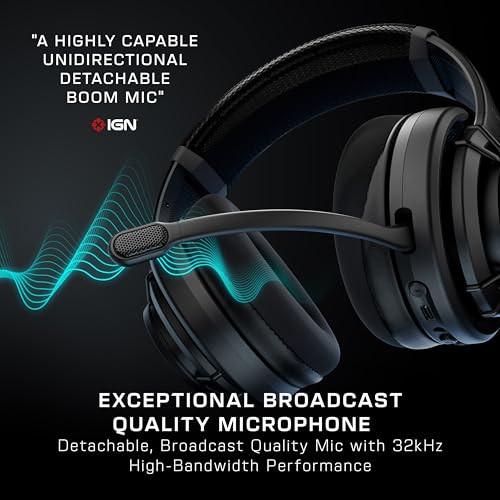 Turtle Beach Atlas Air Auriculares de Juego Abiertos Inalámbricos para PC, PS5, PS4 y Móviles equipados con Bluetooth