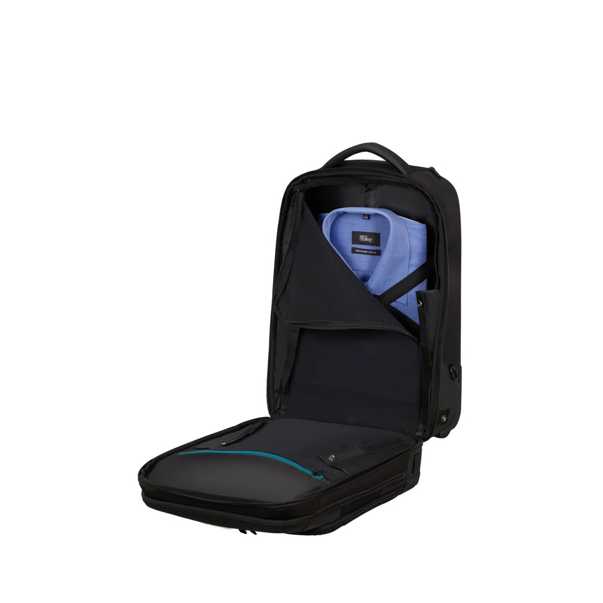 Samsonite MySight - Mochila para computadora portátil de 17.3 pulgadas con ruedas, 48 u200b u200bcm, 25.5 L, negro (negro)