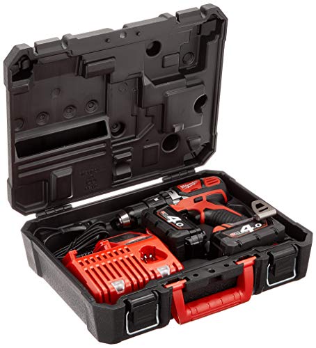 Milwaukee 4933443520 M18 Bpd-402C Taladro de percusión 18 V, 4.0 Ah Litio, 2 Vel. 60 Nm