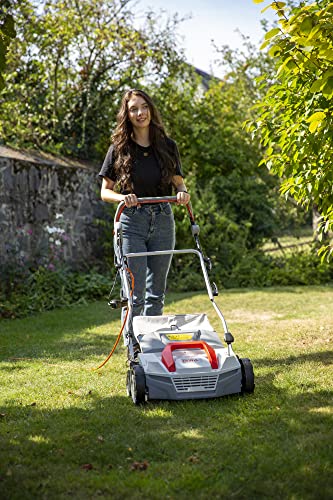 IKRA escarificador y aireador eléctrico IEVL 1838, saco coletor 40l, largo de trabajo 38cm, 1800W