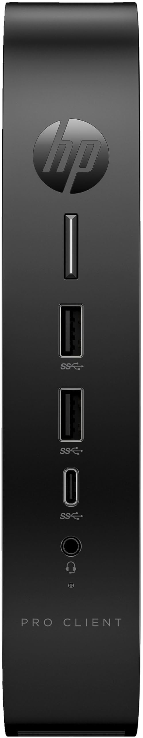 HP Pro t550 - Thin Client - USFF - 1 x Celeron J6412 / 2 GHz - RAM 8 GB - Flash 64 GB - eMMC - UHD Graphics - 1GbE, Bluetooth 5.2, Wi-Fi 6 - Win 10 IoT Enterprise 2021