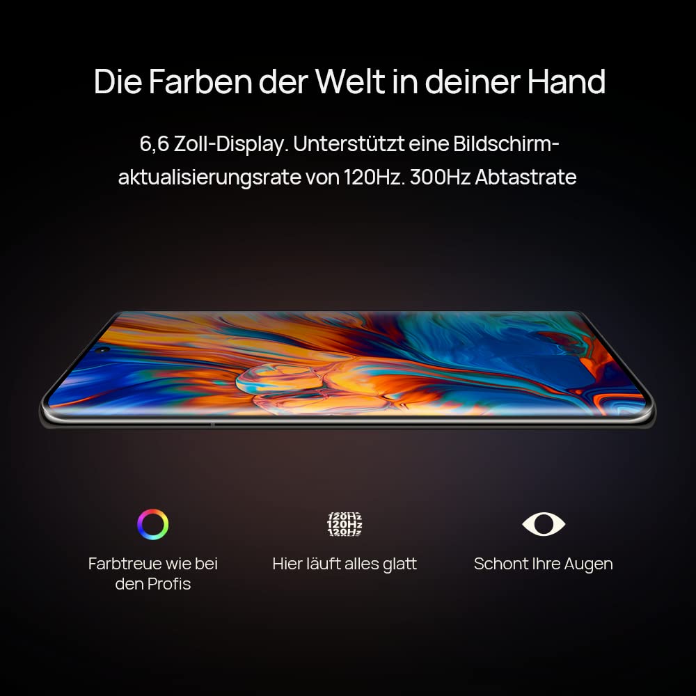 HUAWEI P50 Pro – Smartphone, cámara True Chroma de 50 MP, pantalla OLED de 6,6 pulgadas, velocidad de actualización de 120 Hz, supercarga de 66 W, 8 GB+256 GB, Cocoa Gold