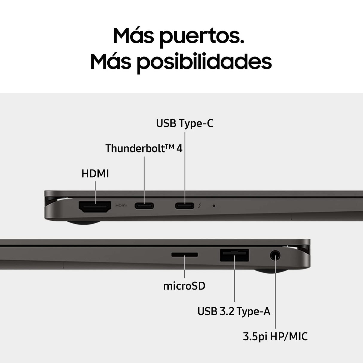 SAMSUNG Galaxy Book3 360 - Portátil convertible 13.3" WQXGA+ (Intel Core i5-1360P, 16GB RAM, 512GB SSD, Intel Iris Xe, Windows 11) Grafito - Teclado QWERTY español