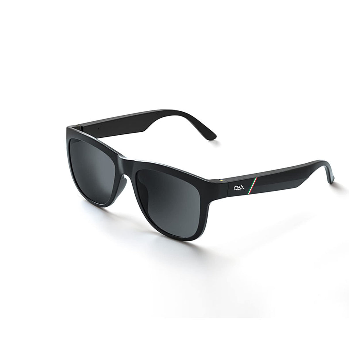 Gafas Inteligentes Bluetooth con Altavoz y micrófono Integrados de Audio, inalámbricas, IP57, Impermeables, diseño Unisex polarizadas Oba-F11, Negro