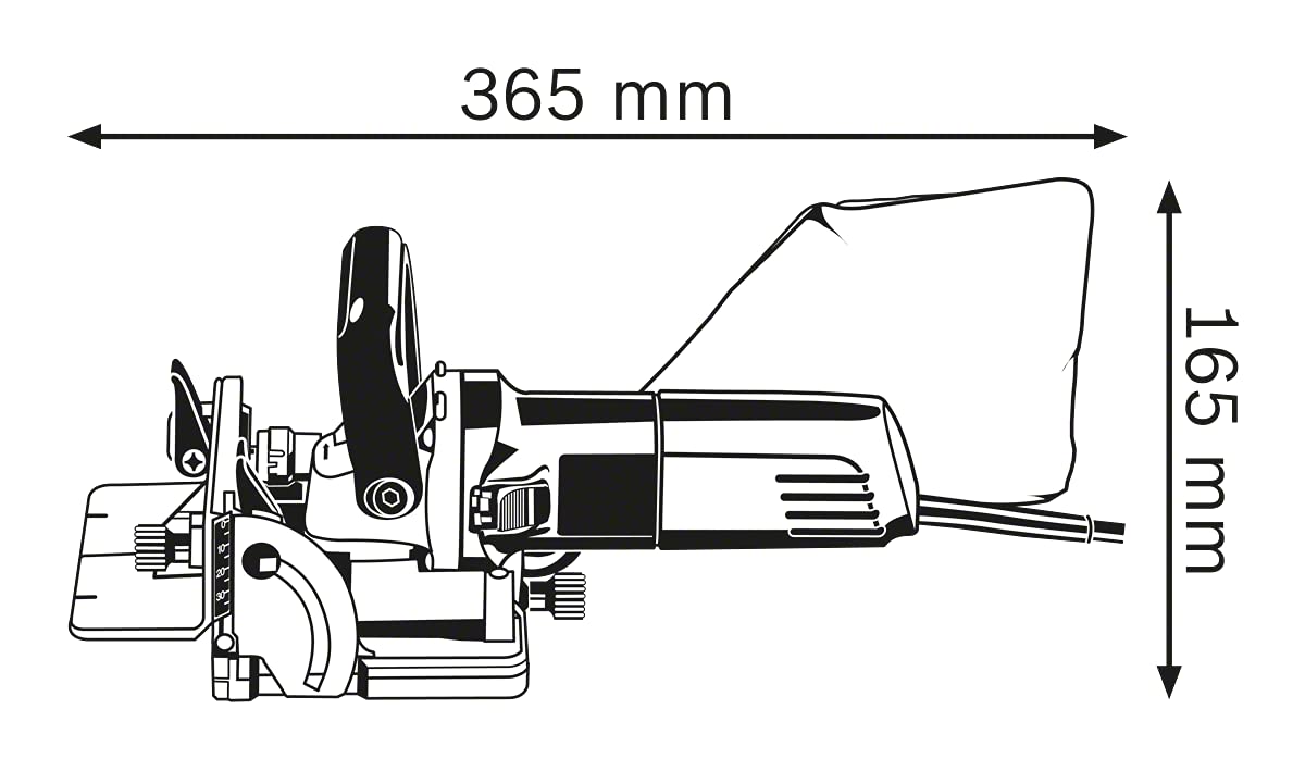 BOSCH 0601620003 - Engalletadora GFF 22 A Professional. 670 W. Ø Fresa: 105 mm. Profundidad máx. de corte: 22 mm. 9.000 rpm. 2,9 Kg
