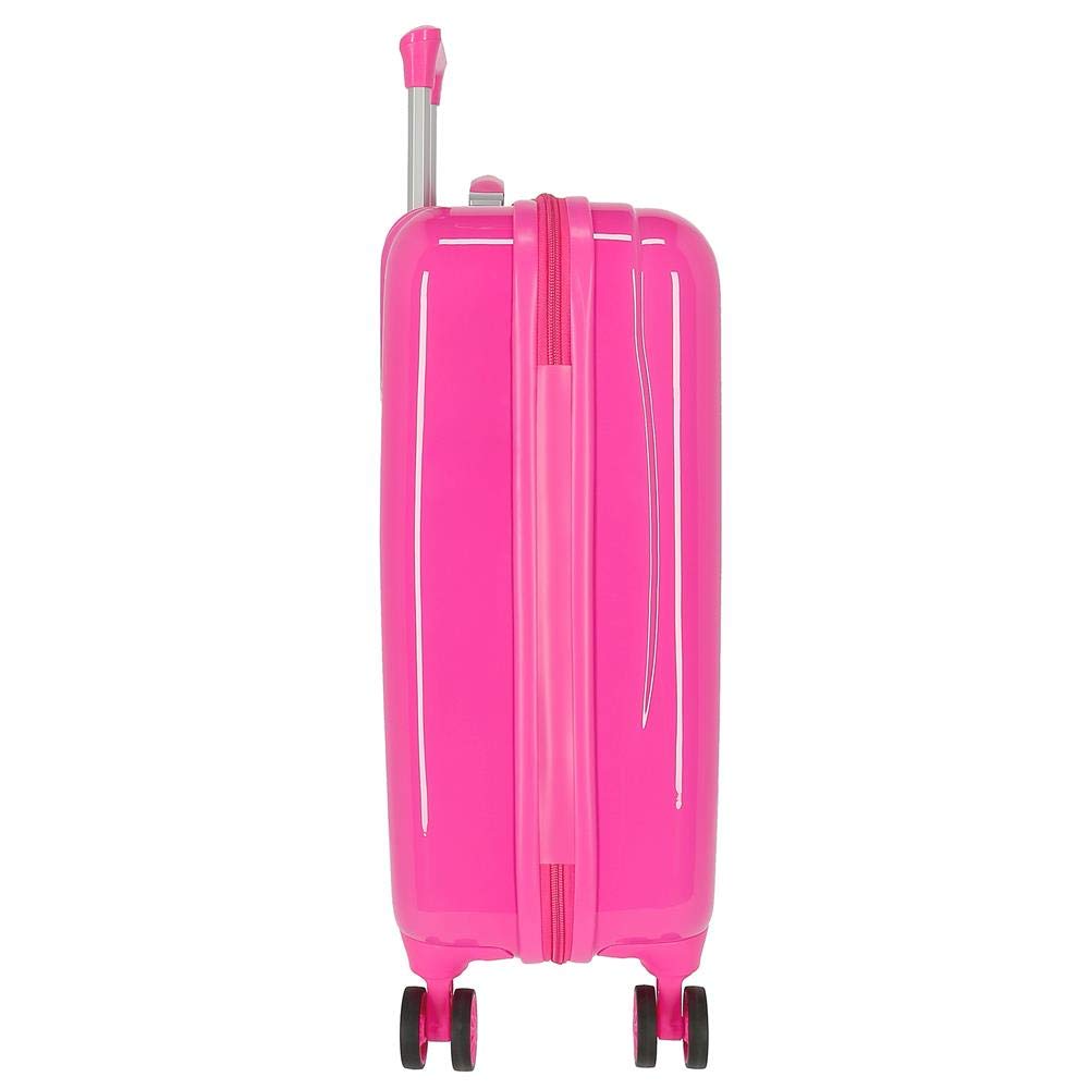 Disney Love Minnie Maleta de cabina Rosa 37x55x20 cms Rígida ABS Cierre combinación 32L 2,5Kgs 4 Ruedas Dobles Equipaje de Mano
