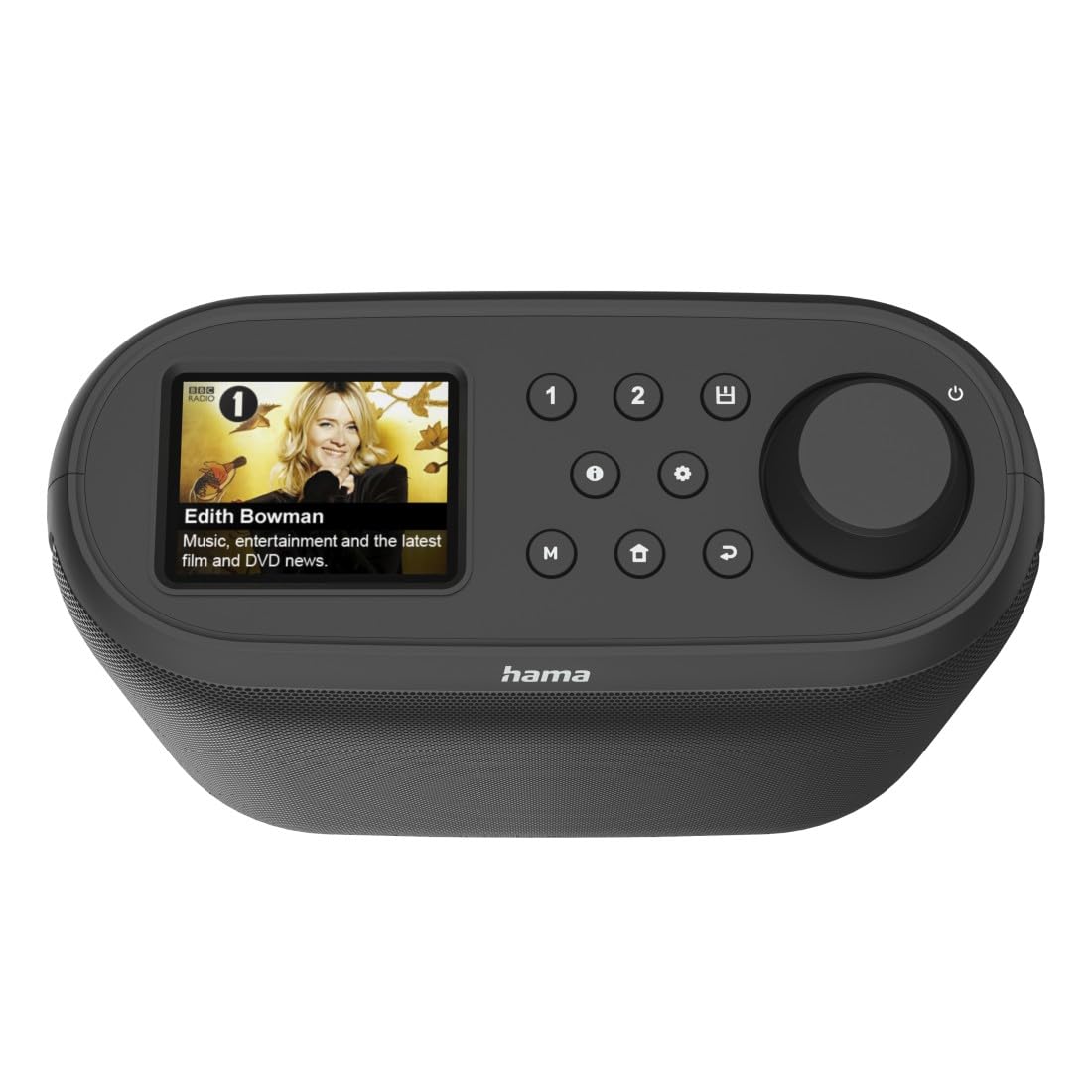 Hama | Radio Digital Internet Dab+/FM + Bluetooth RX + Wi‑Fi 2,4/5 GHz + Spotify Connect – Receptor Bluetooth – Despertador Doble – Negro