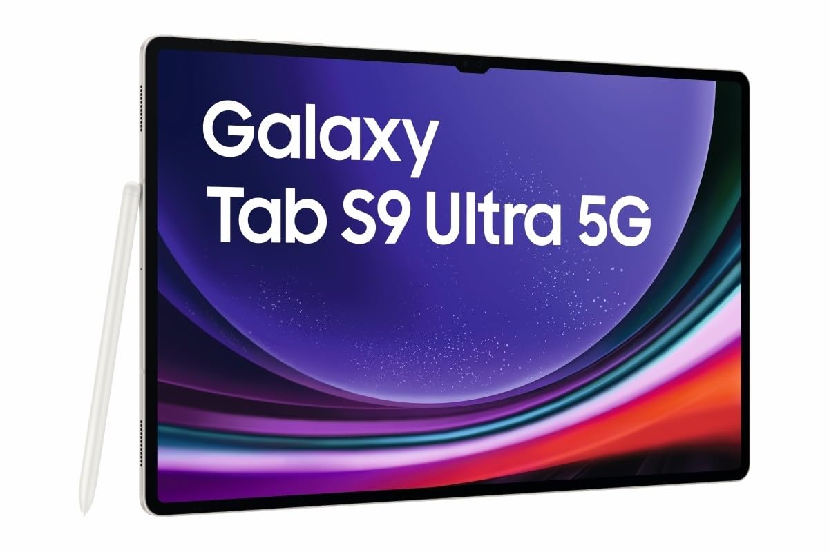 SAMSUNG Galaxy Tab S9 Ultra (2023) 14.6" Inch Android Tablet, S Pen Included (1TB ROM + 16GB RAM, 5G, Beige)