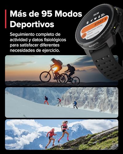 SUUNTO Vertical Reloj Deportivo - Smartwatch GPS, GPS de Doble Frecuencia, Mapas sin Conexión Gratuitos, Autonomía de hasta 50 Días, Carcasa Resistente Militarmente, Resistente al Agua hasta 100m