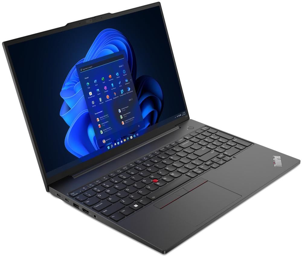 Lenovo Notebook THINKPAD E16 G1 16" WUXGA i7-1355U 1.7GHz RAM 8GB-SSD 512GB M.2 NVMe-WI-FI 6-Win 11 Prof Grafite Black (21JN004MIX) Marca