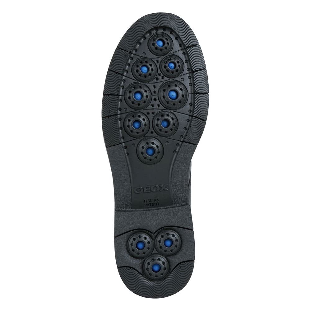 Geox D Spherica Ec1 A, Zapatos para Mujer, Negro (Black), 38.5 EU