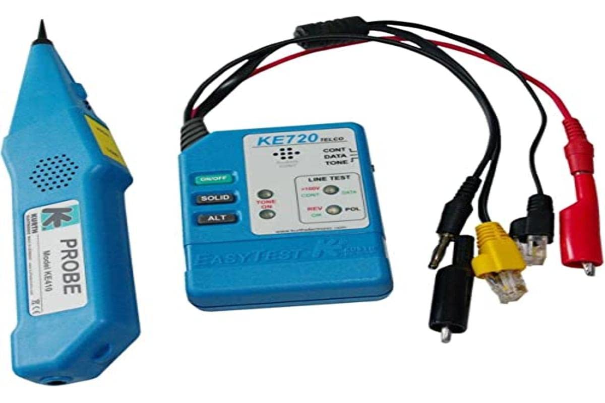 Kurth 0.49567 Ke701 - Kit de localizador de líneas para telescopios Easytest 720 / Probe410 y Funda Protectora