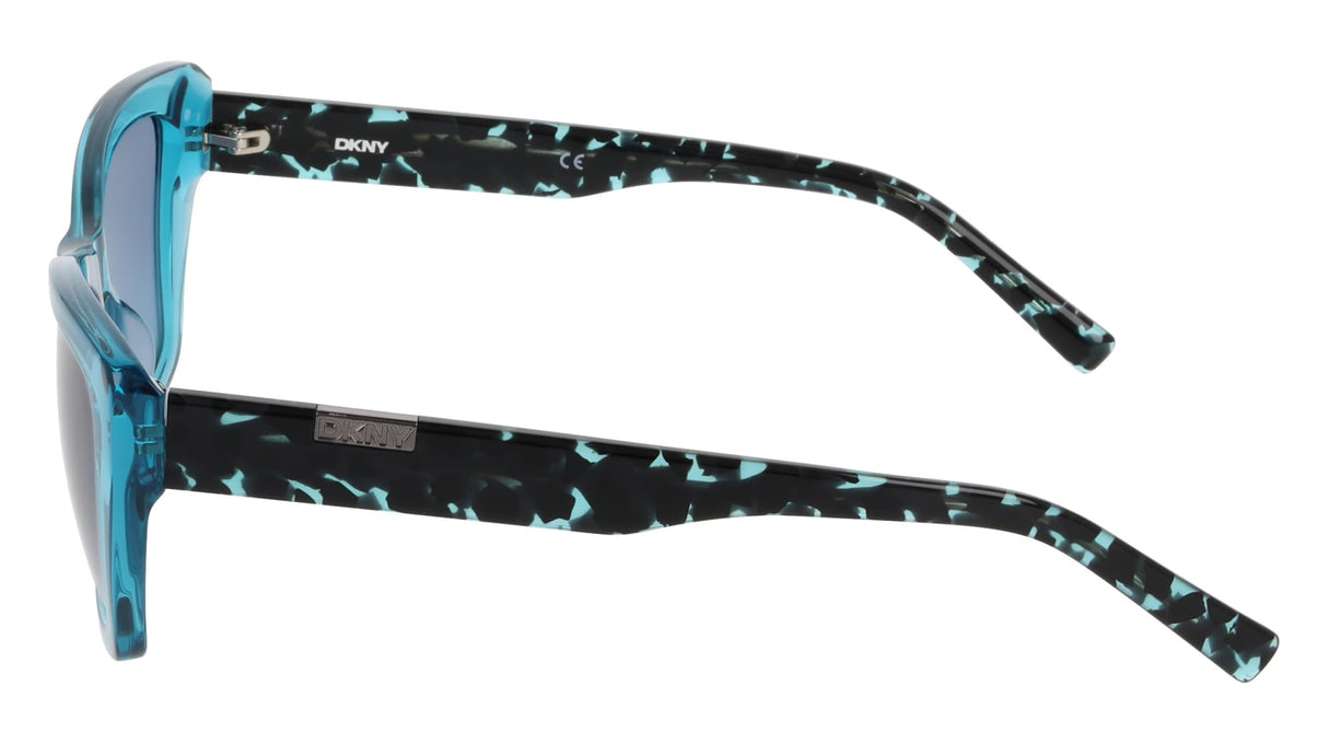 DKNY Dk554s Gafas de Sol, Crystal Turquoise, 54-140-17 Unisex Adulto
