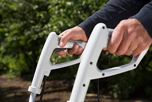 IKRA motoazada eléctrica motocultor IEM 800 S, Ancho de Trabajo 30cm, Profundidad 20cm, Incluye extirpador Manual
