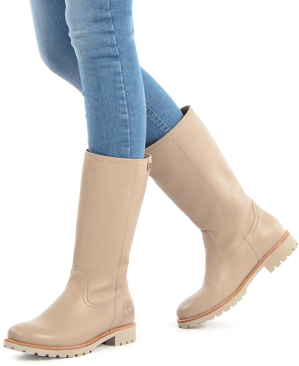 Panama Jack Bambina, Botas hasta Las Rodillas Mujer, Pardo, 40 EU