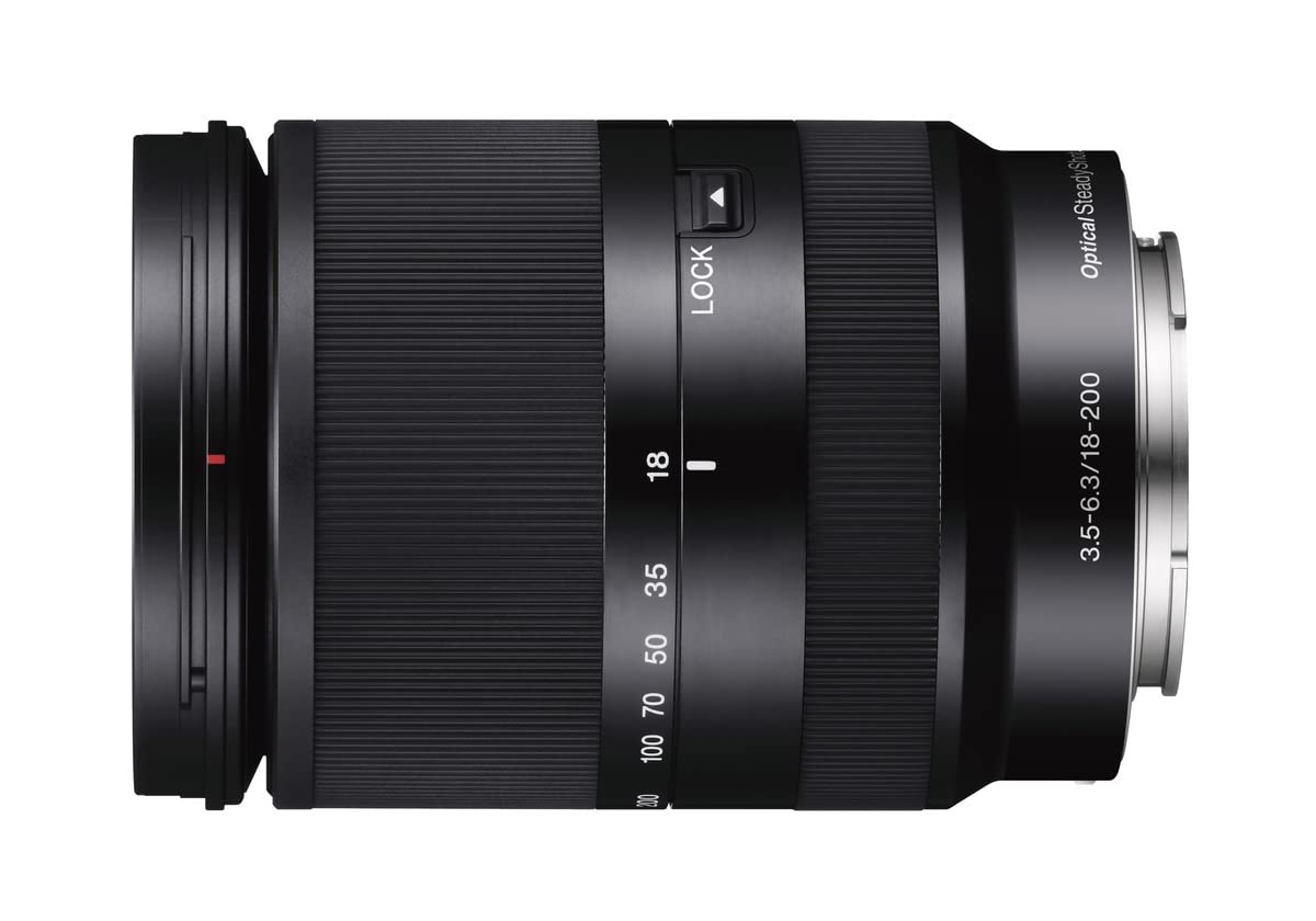 Sony SEL18200LE.AE - Objetivo para Sony/Minolta de distancia focal 18-200mm y zoom óptico 11x, negro