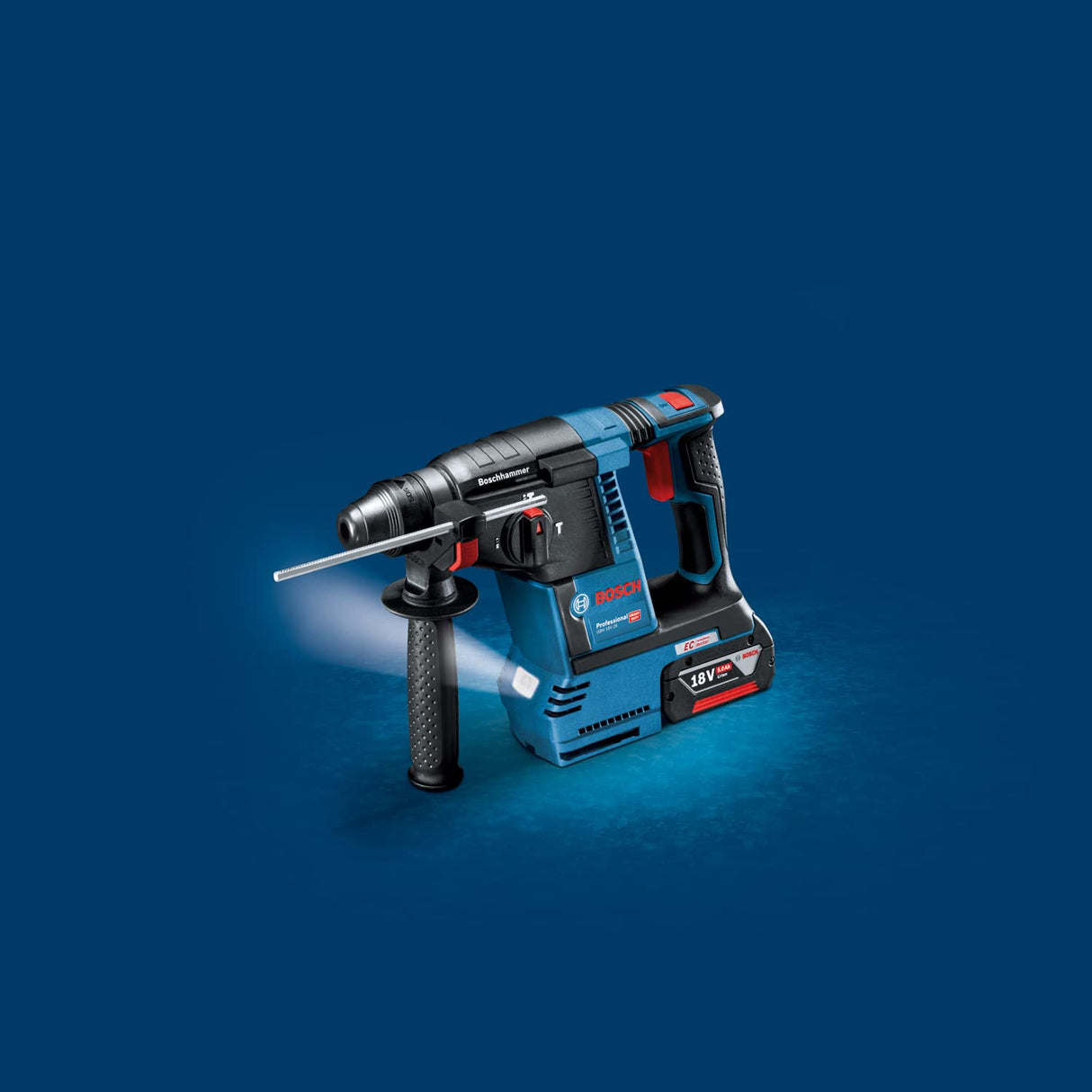 Bosch Professional 18 V System GWS 18V-10 P + GBH 18V-26 - Set amoladora + martillo perforador a batería (2 baterías ProCORE18V x 5.5 Ah, en XL-BOXX)