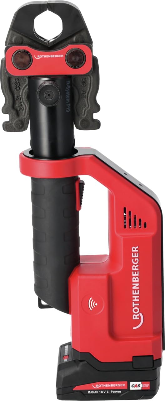 ROTHENBERGER ROMAX Compact III Set AMPShare, TH, 16-20-26 mm, batería de 2 Ah, 1000004280 | Prensado, máquina de prensado, herramienta de prensado, alicates hidráulicos, electrohidráulicos,