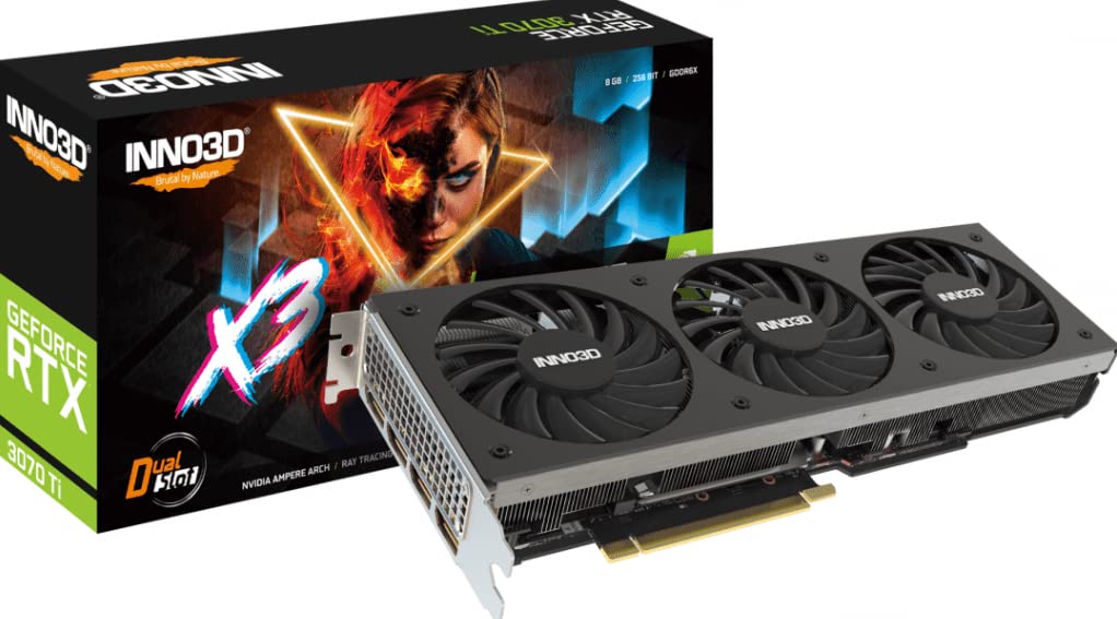 Inno3D GeForce RTX 3070 Ti X3 OC LHR, 8192 MB GDDR6X