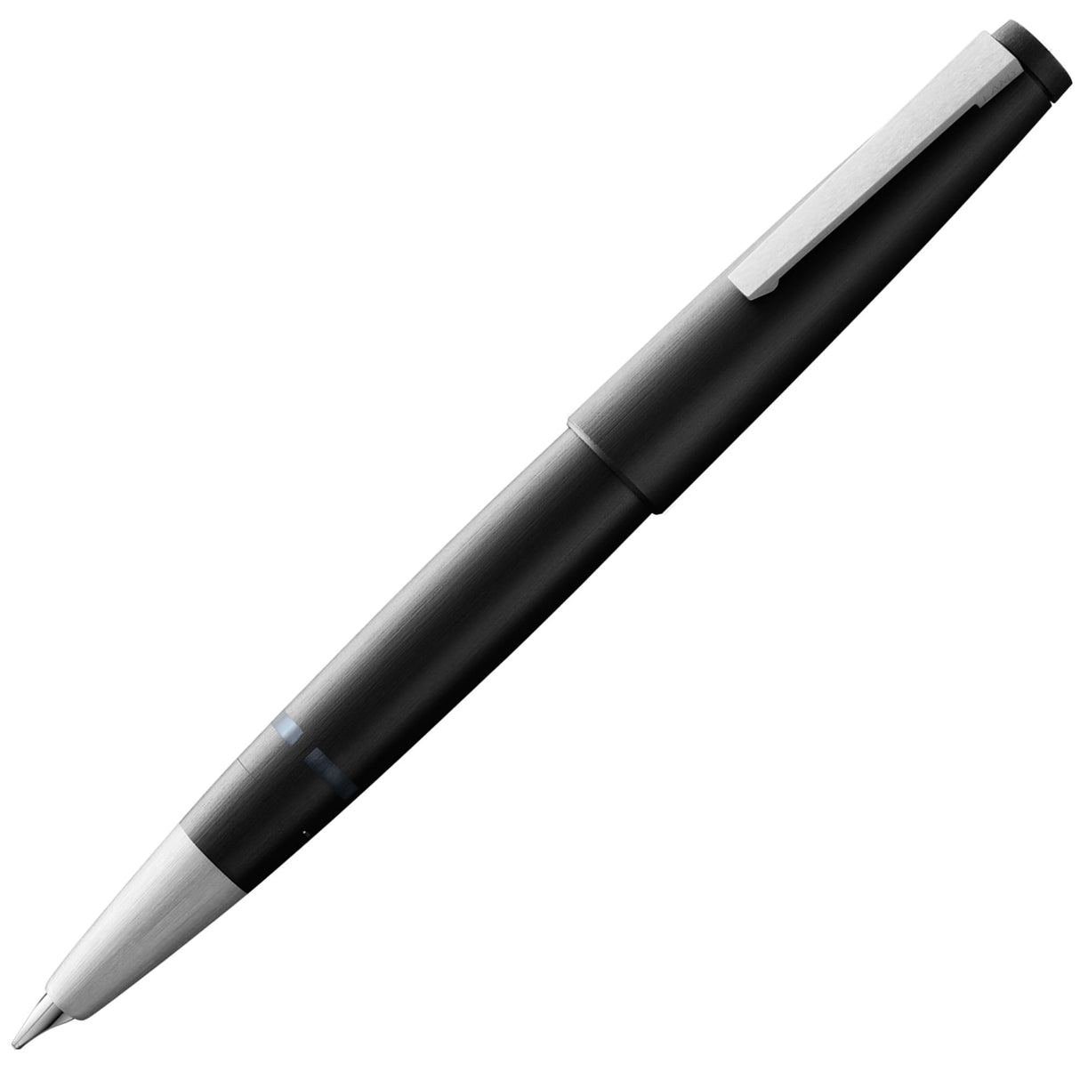 Lamy 2000 black pluma - elegante con cuerpo de policarbonato robusto - plumín de oro de 14 quilates parcialmente platinado - tamaño del plumín OBB