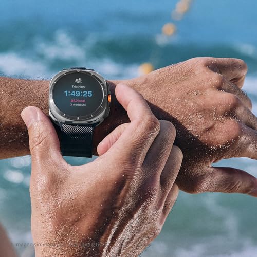 Samsung Galaxy Watch Ultra LTE 47mm + Cargador - Smartwatch, Control de Salud, Seguimiento Deportivo, Titanio (Versión Española)