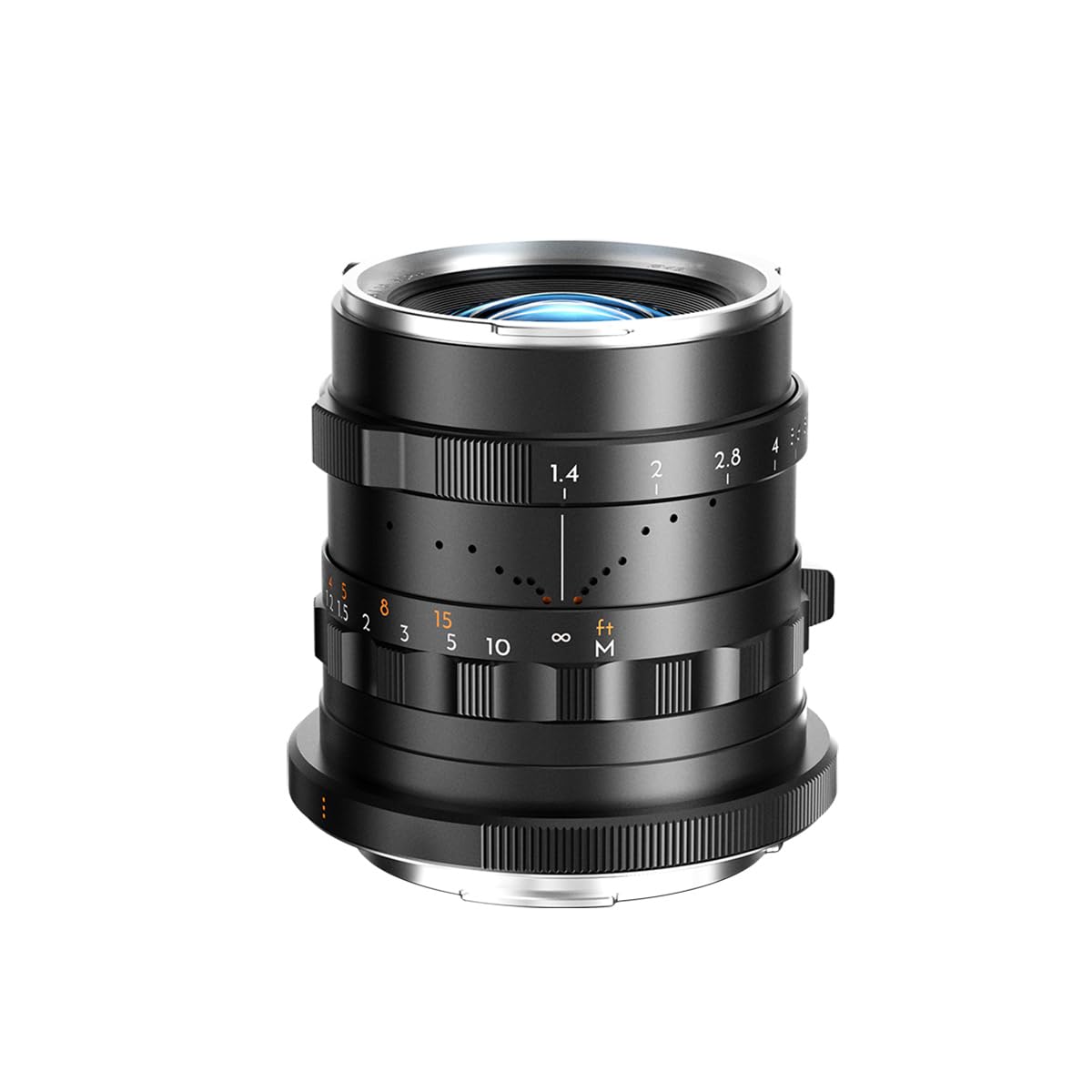 Thypoch Lente de fotografía de fotograma Completo Simera de 28 mm f1.4 para Montura Canon RF, Color Plateado (Negro)