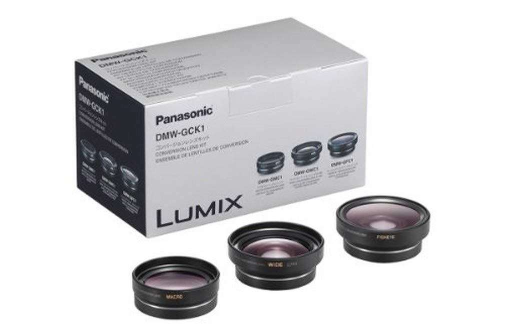 Panasonic DMW-GCK1GU - Paquete de Lentes de conversión Angular, pez y Macro