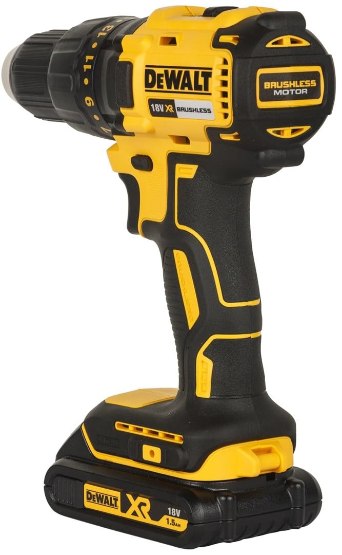 DEWALT DCD777D2T-QW - Taladro Atornillador sin escobillas XR 18V 13mm 65Nm con 2 baterías Li-Ion 2,0Ah y maletín TSTAK