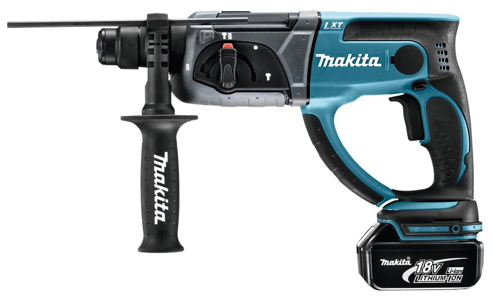 Makita DHR202RTJ Taladro percutor a batería 18V LXT SDS+ 1.9J 2x5.0Ah MAKPAC