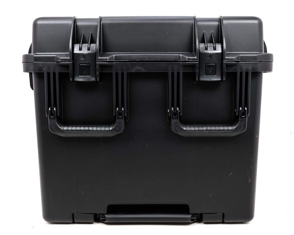 PELI Storm IM3075 Contenedor de Transporte Robusto con Ruedas para Equipos frágiles Profesionales, Resistente al Agua, 181L de Capacidad, Fabricado en EE.UU., con Espuma Personalizable, Color Negro