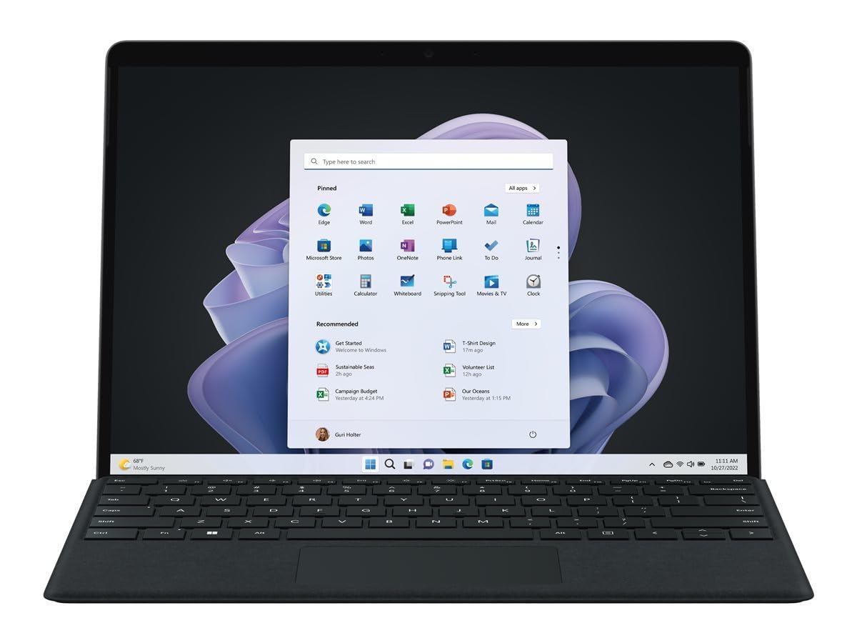 Microsoft MS Surface Pro 9 i5-256-16-W11P-bk Commercial - Grafito
