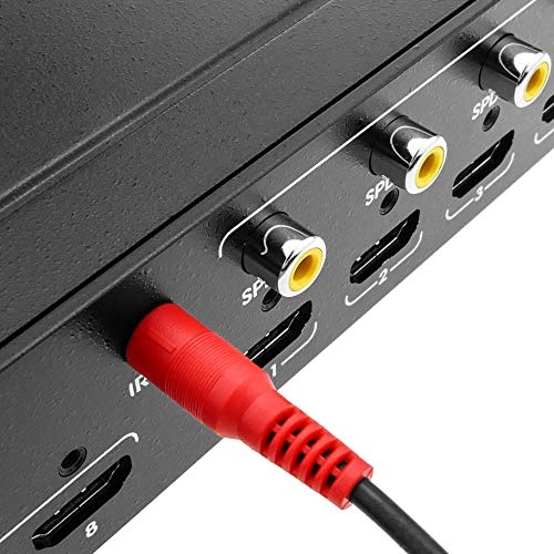BeMatik - Compartidor Matrix 8x8 Conmutador matricial de vídeo HDMI 2.0 4K@60hz HDR (HB012)