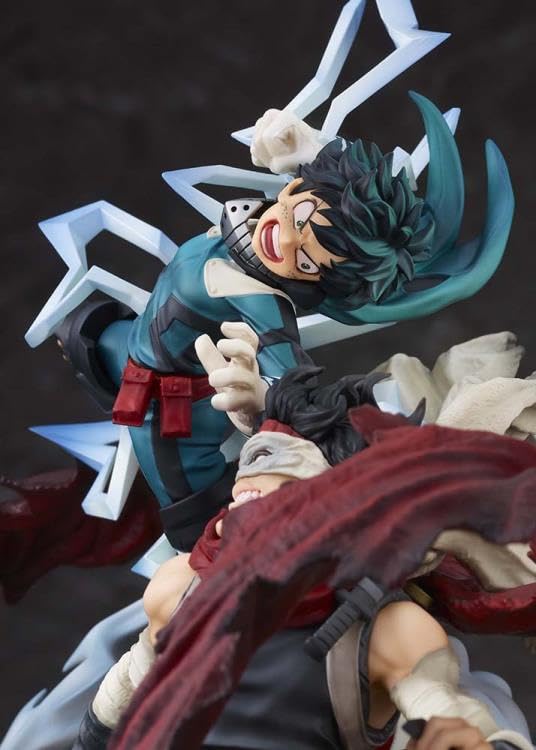 TOMY Goodsmile MY Hero Academia - Izuku Midoriya VS Stain - Estatuilla PVC 30cm