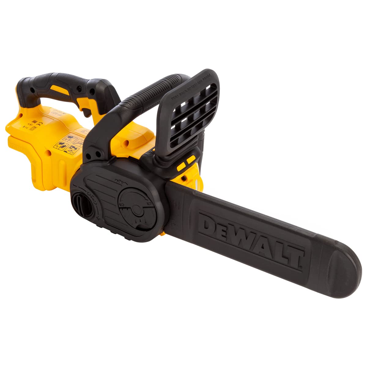 DeWalt DCM565P1-QW DCM565P1-QW-Motosierra Compacta sin escobillas XR 18V con 1 batería Li-Ion 5Ah y Largo de Espada de 30cm, Arándano