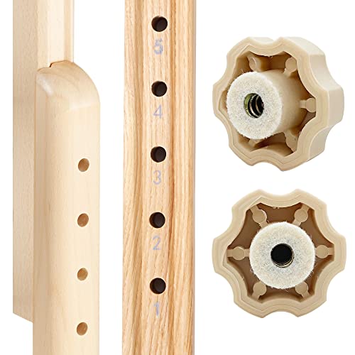 Master Massage Camilla portátil Plegable de Madera para cosméticos, masajes y Terapia con Altavoz de cojín Musical, 76 cm