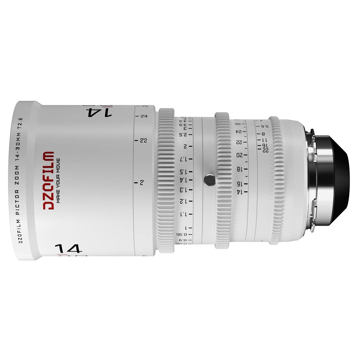DZOFILM Cine Lens Pictor Zoom 14-30 T2.8 White for PL/EF Mount (S35)
