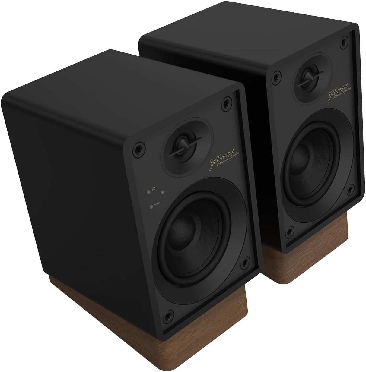 ONKYO Creator Series GX-10DB Powered Monitors, Black – 3" woofer, USB-C, Line/Phono, Optical, Bluetooth 5.3 LE Audio
