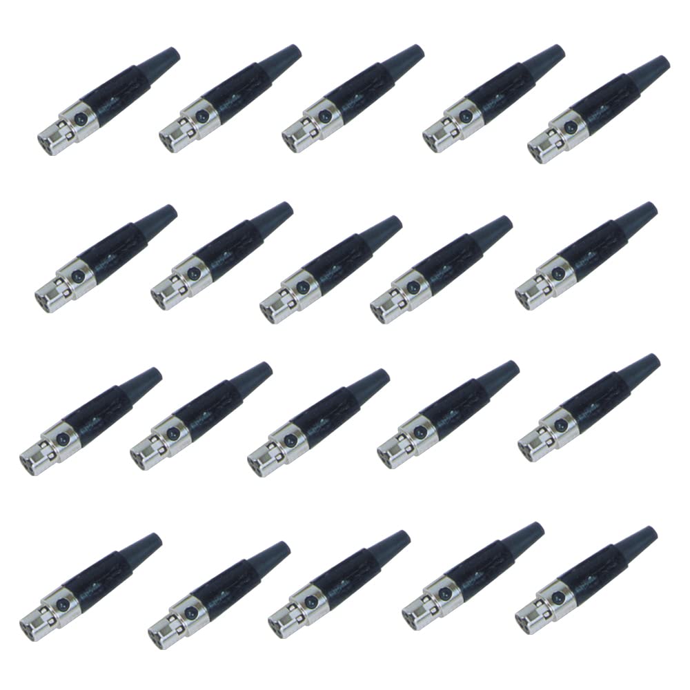 Toma de volante hembra XLR 3 polos 20 piezas