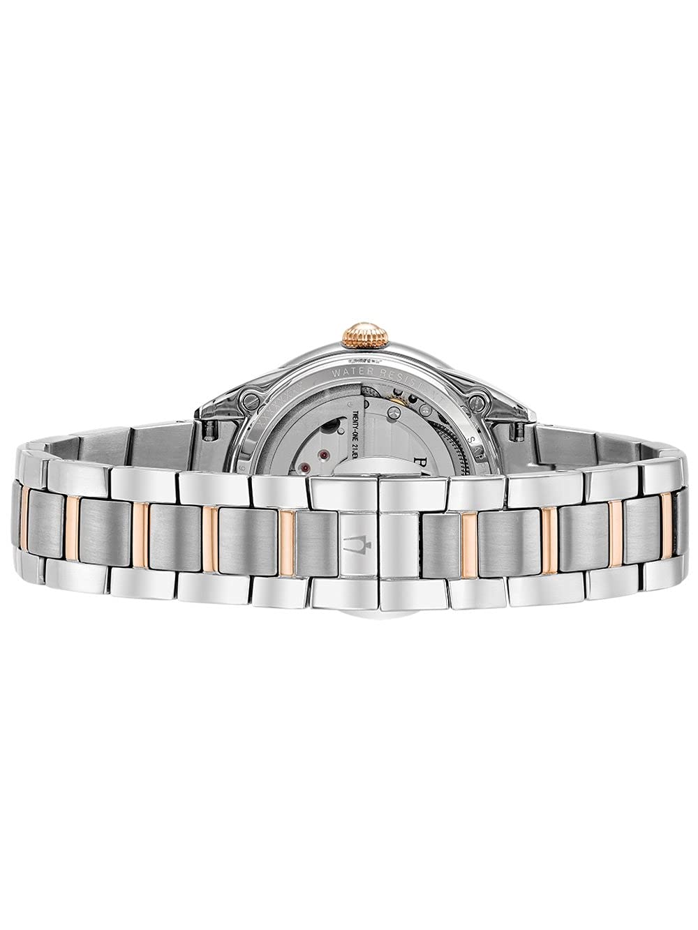 Bulova Reloj Analógico para Mujeres de Automáticamente con Correa en Acero Inoxidable 98P170