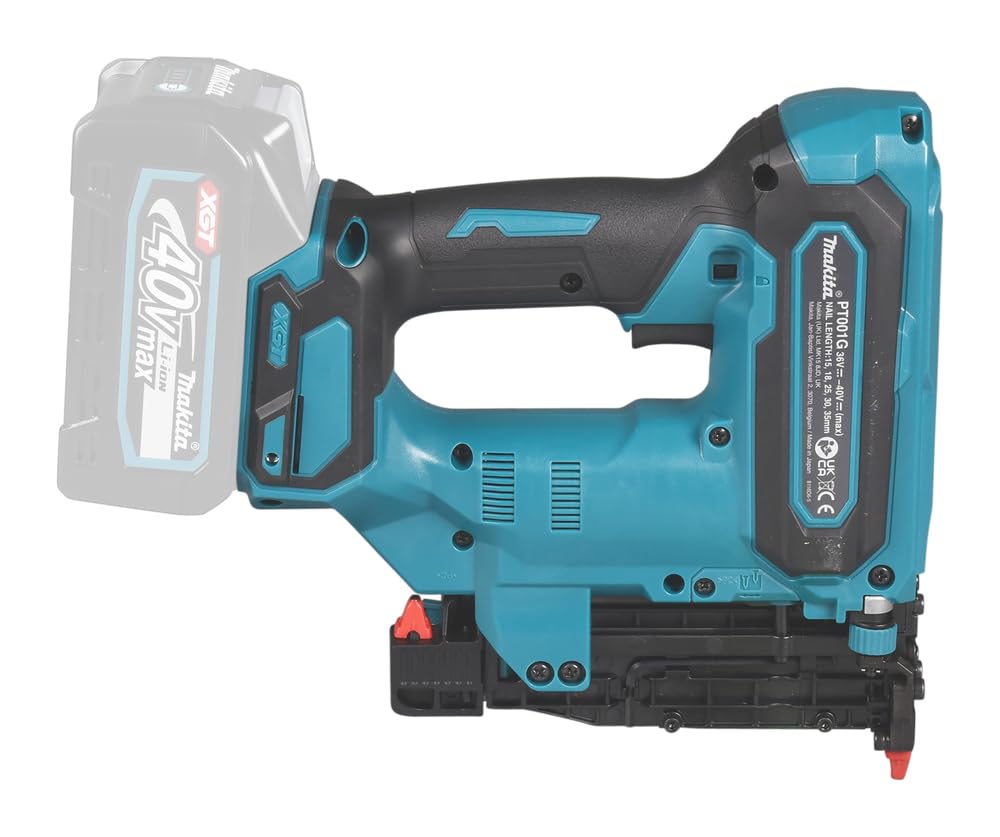 Makita PT001GZ Clavadora sin escobillas 40V Max Li-ion XGT Baterías y cargadores no incluidos