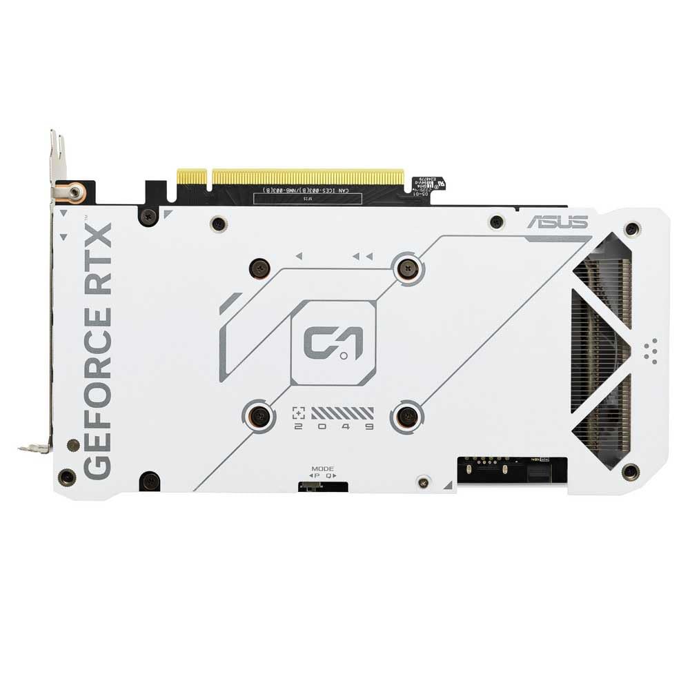 ASUS Dual GeForce RTX 4060 EVO White OC Edition 8GB GDDR6 (listo para SFF, PCIe 4.0, 8GB GDDR6, DLSS 3, HDMI 2.1a, DisplayPort 1.4a, diseño de ventilador Axial-Tech, tecnología 0dB, BIOS dual, soporta