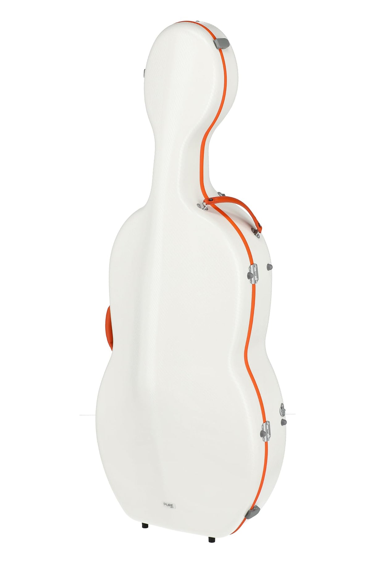 GEWA Pure Estuche para violonchelo Policarbonato FUN 4/4 Blanco Naranja